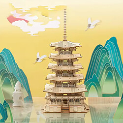 Avis ByteLike Maquette 3D tour japonaise bois