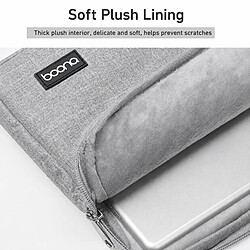 Housse Ordinateur Portable 11 Pouces Tissu Oxford Doublure Peluche Poche Avant - Yonis pas cher