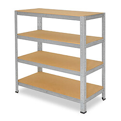 shelfplaza HOME 100x60x40 cm Étagère charges lourde en galvanisé avec 4 étagères 175 kg par étagère pas cher