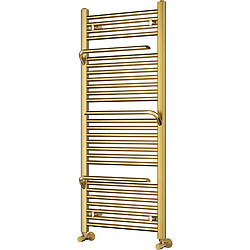 Avis OTITEC Sèche-serviettes électrique – 120 x 50 cm – Doré brossé – 800W - Avec thermostat connecté - SUDO