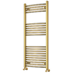 Avis OTITEC Sèche-serviettes électrique – 120 x 50 cm – Doré brossé – 500W - Avec thermostat connecté - ELEGANT