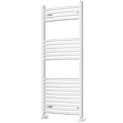 Avis OTITEC Sèche-serviettes électrique – 120 x 50 cm – Blanc – 800W - Avec thermostat connecté - ELEGANT