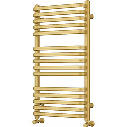 Avis OTITEC Sèche-serviettes électrique – 124 x 50 cm – Doré brossé – 700W - Avec thermostat connecté - CHARLI