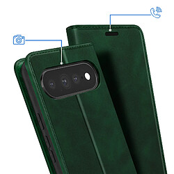 Acheter Avizar Étui Portefeuille pour Google Pixel 11 Pro XL Effet Daim avec Support Vert