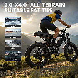 Avis Vélo électrique F4 double moteur 1500W batterie 52V25Ah 55km/h,autonomie 80km,Shimano 7V