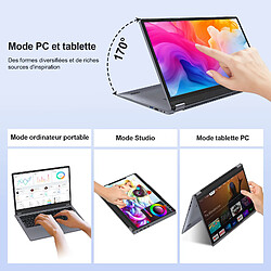 Avis VANWIN PC Portable -15.6''FHD -Écran tactile 360° Flip-AMD Ryzen3 3200(jusqu'à 3.5Ghz)