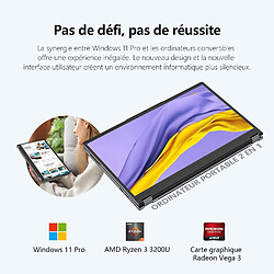 Acheter VANWIN PC Portable -15.6''FHD -Écran tactile 360° Flip-AMD Ryzen3 3200(jusqu'à 3.5Ghz)