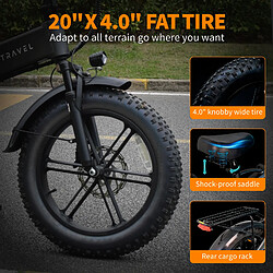 TOFUN Vélo électrique pliant M6 48V 500W 20" 15AH pas cher