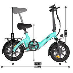 Avis Vélo Électrique Bodywel T16PRO 250W 36V 7.8Ah 25km/h 45km Ville Pliable 14"