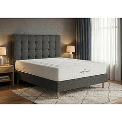 Matelas Altesse - Ressorts Ensachés 200 x 180 cm Hauteur 24 cm Haute Confort pas cher