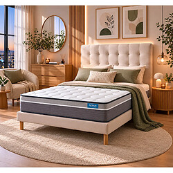 Matelas Actinuit Spring Adapt Latex - Ressorts Ensachés 200 x 140 cm Hauteur 29 cm Actinuit pas cher
