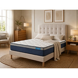 Matelas Active Spring Latex – Ressorts Ensachés 200 x 140 cm Hauteur 29 cm Actinuit pas cher