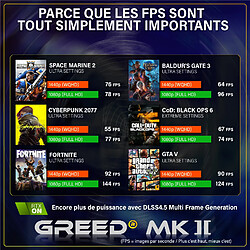 GREED - MK2 - Gaming PC / Ordinateur - i7 12700F - RTX 5060 Ti - 16GO RAM - 1TO SSD W11 Pro pas cher