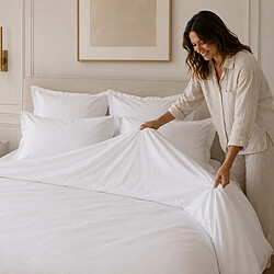 Avis Linnea Housse de couette uni pur percale PRIMO