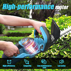 Taille-haies sans fil corps nu compatible Makita, lame 50cm pas cher