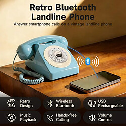 Avis ByteLike Téléphone fixe rétro Bluetooth