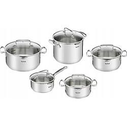 Acheter Tefal batterie de cuisine inox - Multicolore