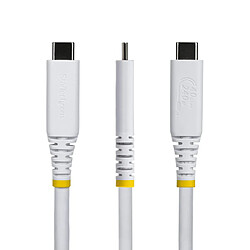Avis Startech.com câble USB4 USB-C - Blanc