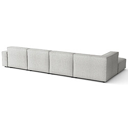 Acheter SELSEY - Canapé d'angle Sellmo - 366 cm - gauche - Gris clair
