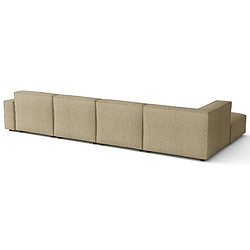 Acheter SELSEY - Canapé d'angle Sellmo - 366 cm - gauche - Beige foncé