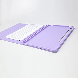 INF Étui Clavier Bluetooth Violet avec Clavier pour Samsung Galaxy Tab S7 FE 5G 12.4 pouces pas cher
