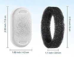 Acheter INF Filtre de remplacement pour fontaine à eau pour animaux - 8 filtres en coton + 8 filtres e