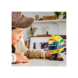 LEGO Editions 43024 Casque Ayrton Senna F1 - Modèle vitrine jaune - 931 pièces pas cher