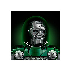 Acheter LEGO Marvel 76345 Doctor Doom Bust - Capuche et cape métalliques - Yeux réalistes