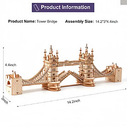 Acheter ByteLike Puzzle 3D Pont en Bois
