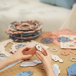 ByteLike Horloge bois DIY mécanique pas cher