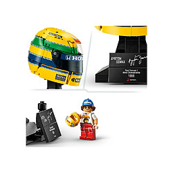 Acheter LEGO Editions 43024 Casque Ayrton Senna F1 - Modèle vitrine jaune - 931 pièces
