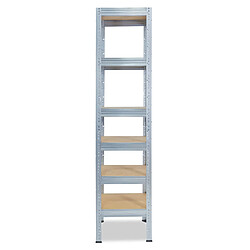 shelfplaza PRO 230x30x30 cm Étagère charges lourde en galvanisé avec 6 étagères 166 kg par étagère pas cher