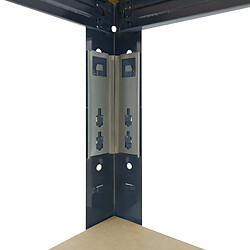 Acheter shelfplaza HOME 230x60x60 cm Étagère charges lourde en bleu avec 7 étagères 125 kg par étagère
