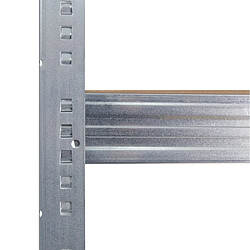 Avis shelfplaza PRO 230x30x30 cm Étagère charges lourde en galvanisé avec 6 étagères 166 kg par étagère