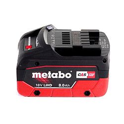 Acheter Metabo KT 18 LTX 66 BL Scie circulaire plongeante sans fil 18 V 165 mm + 1x Batterie 8.0 Ah + Coffret metaBOX - sans chargeur