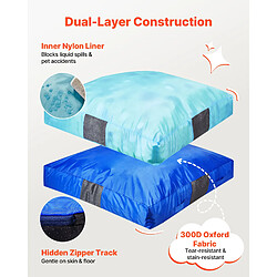 Acheter VEVOR SM-CC02 - Bleu - 150x150x30 cm - Tapis de réception moelleux - Housse lavable