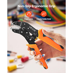 VEVOR SN-68B - Pince à sertir à cliquet 0,25–4 mm² pas cher