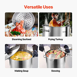VEVOR SP100QT505006S - Argent / 94,6 L pas cher
