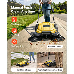 Avis VEVOR S13-001A - Jaune / 650 mm - 18,9 L