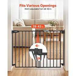 Avis VEVOR BG-07 (H92W72-108.5) - Noir - Largeur réglable 720-1085 mm - Hauteur 920 mm