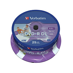 Verbatim DVD vierge 43667 - 25 unités pas cher
