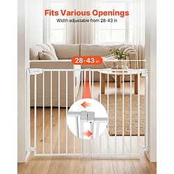 Avis VEVOR BG-07 - Blanc - Largeur réglable 720-1085 mm - Hauteur 920 mm