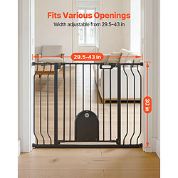 Avis VEVOR YG-33 Plastic Small Gate - Noir