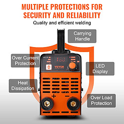 VEVOR MMA-160-NA - 160 A - Portable 220 V - Écran LED - VRD - Lift TIG pas cher