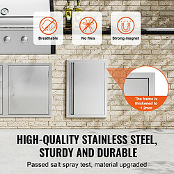Avis VEVOR Porte d’accès 432x610 mm - Gris inox