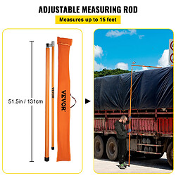 Avis VEVOR GDSSCLGBD15FTKQS0V0 - 15 pieds (140–457 cm) - Fibre de verre - Sac de transport