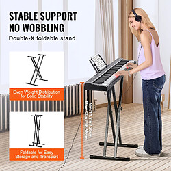 VEVOR BD-881D - Clavier piano numérique 88 touches semi-lestées pas cher
