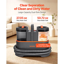 Acheter VEVOR CX002C - Gris foncé / Orange - 1,5 L