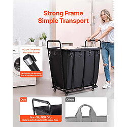 VEVOR LXBDXYC-001 - Noir / 300 L / 117,9 kg. pas cher