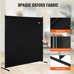 Avis VEVOR PFDMFGHS01 - Noir - Paravent panneau unique 181 x 181,5 cm - Tissu Oxford - Cadre en fer - Autoportant.